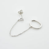 925 Silver Earcuff Stud Punk Clips No Piercing Women Jewelry