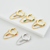 925 Silver Flirt Drop Earrings Teardrop Pendientes