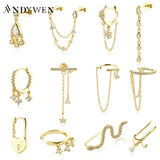 925 Silver Flirt Drop Earrings Teardrop Pendientes