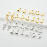 925 Silver Flower Earring Piercing Wedding Jewelry Gift
