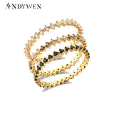 925 Silver Lady Bird Ring Rainbow CZ Women Wedding Jewelry