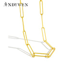 925 Silver Geometric Long Chain Horoscope Necklace for Women