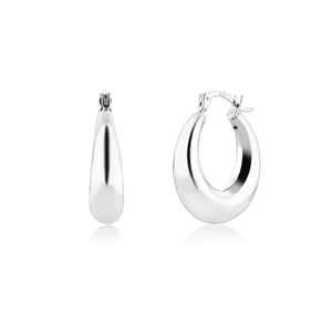 925 Silver Hollow Hoops Earring Women Piercing Jewelry Clips Pendientes