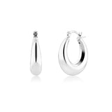925 Silver Hollow Hoops Earring Women Piercing Jewelry Clips Pendientes