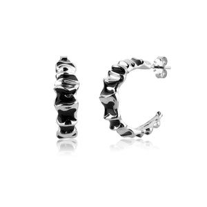 925 Silver Circle Hoop Earring for Women Jewelry