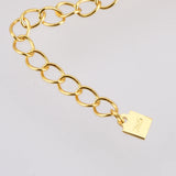 925 Silver Zircon Charm Choker Chain Necklace