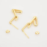 925 Sterling Silver Horoscope Drop Earring Zircon CZ Fine Jewelry Wedding Gift