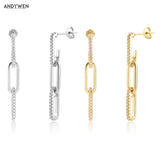 925 Sterling Silver Horoscope Drop Earring Zircon CZ Fine Jewelry Wedding Gift