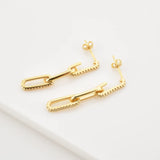 925 Sterling Silver Horoscope Drop Earring Zircon CZ Fine Jewelry Wedding Gift