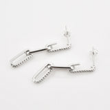 925 Sterling Silver Horoscope Drop Earring Zircon CZ Fine Jewelry Wedding Gift