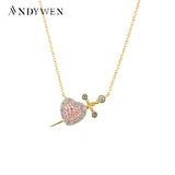 925 Silver Love Heart First Love Pendant Necklace Women Fine Jewelry