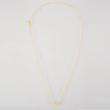 925 Sterling Silver Milk Three Ovals Line Chain Necklace Long Line Women Jewelry