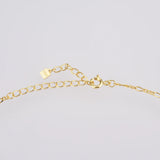 925 Silver Moon Star Global Charm Choker Long Chain Necklace