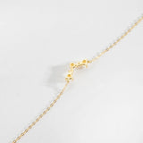 925 Silver MoonStone Queen Drop Choker Crystal Necklace Women