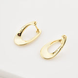 925 Silver Plain Hoops Earring Fine Jewelry Piercing Clips