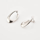 925 Silver Plain Hoops Earring Fine Jewelry Piercing Clips