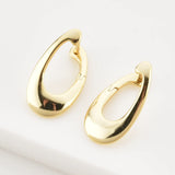 925 Silver Plain Hoops Earring Fine Jewelry Piercing Clips