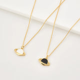 925 Sterling Silver Planet Globe Pendant Chain Necklace Wedding Gift Jewelry
