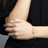925 Silver Plated Wings Bracelet Chain Bangle Jewelry