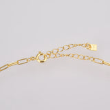 925 Silver Rainbow CZ Zircon Choker Long Chain Necklace Wedding Jewelry