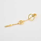 925 Silver Star Global Earring Drop Women Piercing Clips Long