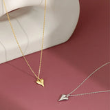 925 Silver Heart Pendant Choker Necklace Rock Punk Jewelry
