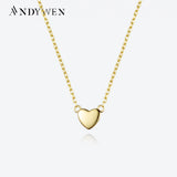 925 Silver Heart Pendant Necklace Choker Wedding Women