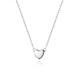925 Silver Heart Pendant Necklace Choker Wedding Women