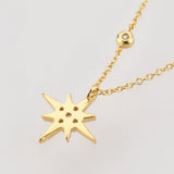925 Silver Snow Pendant Choker Necklace Chain Wedding Rock Punk Jewelry
