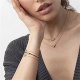 925 Silver Split Plating Dragonfly Bee Butterfly Bracelet Zircon Women Jewelry