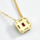 925 Silver CZ Charm Pendant Necklace Winter Christmas Jewelry