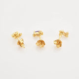 925 Silver Stenity Earring Set Stud Piercing Wedding Jewels