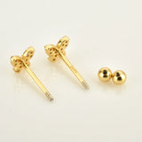 925 Silver Colorful Butterfly Stud Earrings CZ Zircon Jewelry