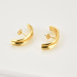 925 Sterling Silver Large Circle Earrings Women Geometric Party Jewelry
