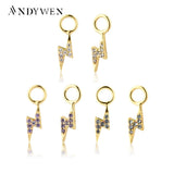 925 Silver Lighting Mini Charm Pendant Piercing for Women