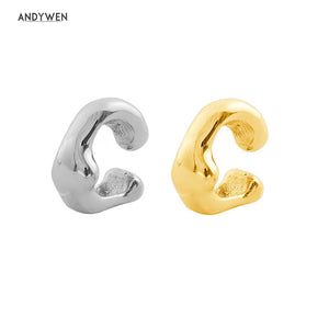 925 Sterling Silver Geometric Ear Cuff Earring