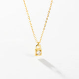925 Silver Key Locker Pendant Necklace Delicate Spring Wedding Jewelry