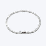 925 Sterling Silver 2mmTennis Chain Bracelet Women Wedding Jewelry