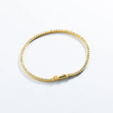 925 Sterling Silver 2mmTennis Chain Bracelet Women Wedding Jewelry