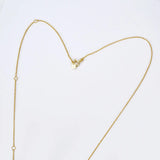 925 Silver A Initial Long Chain Choker Necklace Jewelry Gift