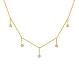 925 Sterling Silver Long Chain Necklace with Wing Pendant