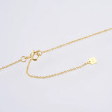 925 Silver Champagne Ovals Pendant Purple Charms Necklace
