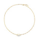 925 Silver Square Pendant Zodiac Cuban Necklace Choker