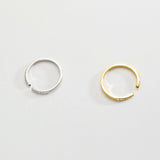 925 Silver Open Twing Rings Clear CZ Tiny Winter Wedding Fine Jewelry