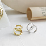 925 Silver Plain Ear Cuffs Punk Earring Clips Party Jewelry