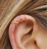 925 Silver Circle Round Ear Cuff No Piercing Clip