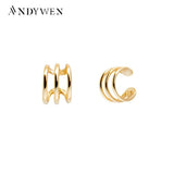 925 Silver Circle Round Ear Cuff No Piercing Clip
