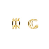 925 Silver Circle Round Ear Cuff No Piercing Clip