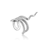925 Silver Snake Ear Cuffs Non Piercing Clips Earrings