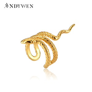 925 Silver Snake Ear Cuffs Non Piercing Clips Earrings